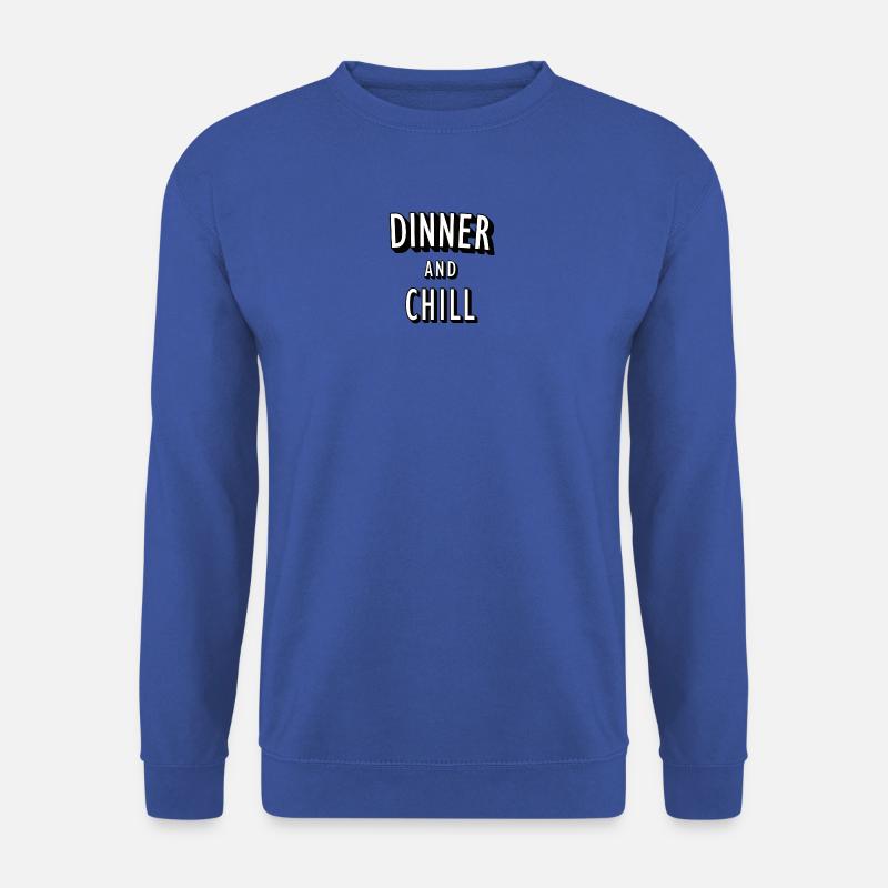 Dinner and Chill - Unisex Pullover - Royalblau