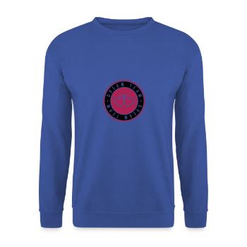 cercle de coeur de l'équipe de rêve - Sweat-shirt Unisexe - bleu royal - Devant - Alina (178cm) & Michal (187cm)