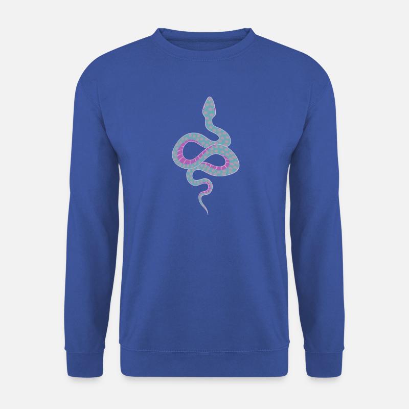 Schlange - Unisex Pullover - Royalblau