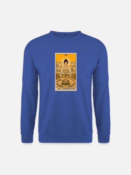 Konservatorin | Restaurierung Museum Tarot - Unisex Pullover - Royalblau