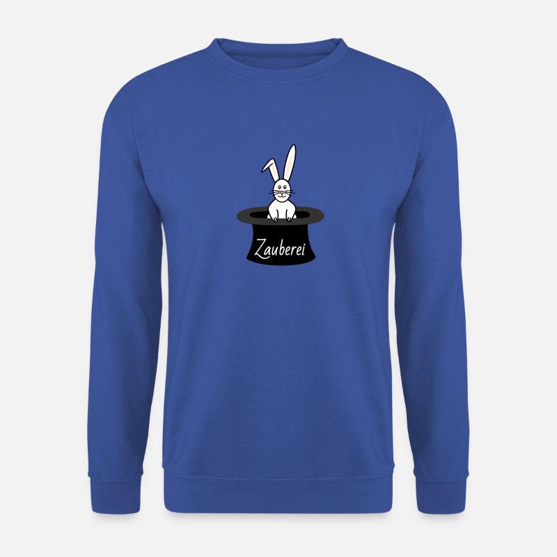 Zauberei - Zaubern - Zauberer - Kaninchen - Unisex Pullover - Royalblau