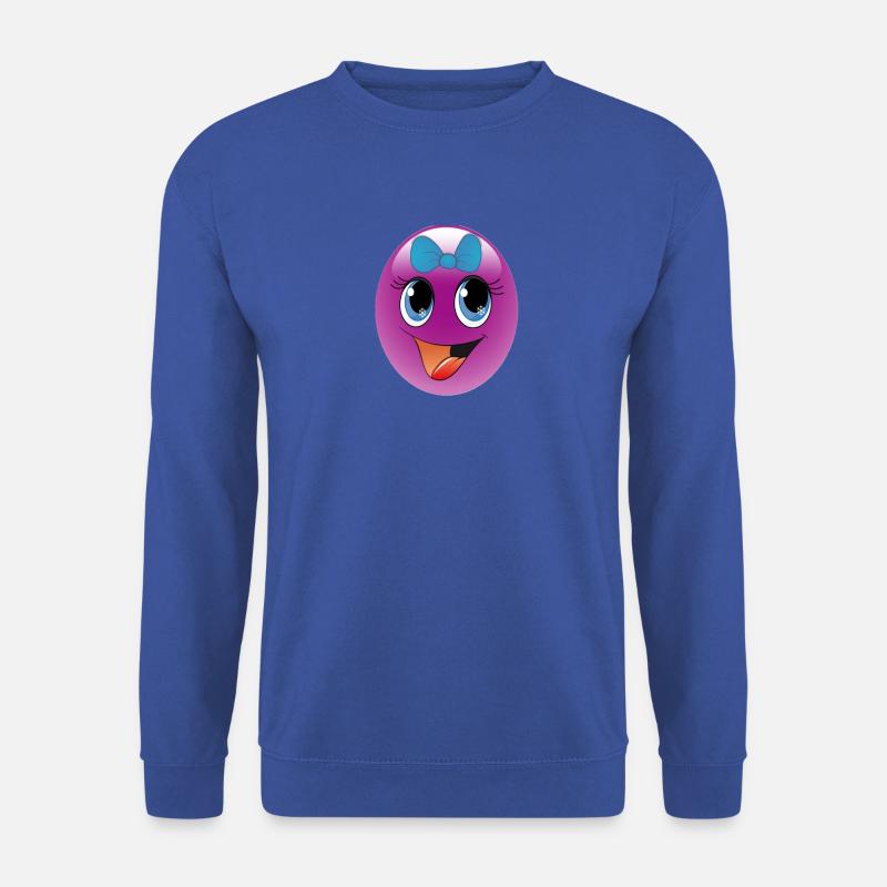 mädchen emoji - Unisex Pullover - Royalblau