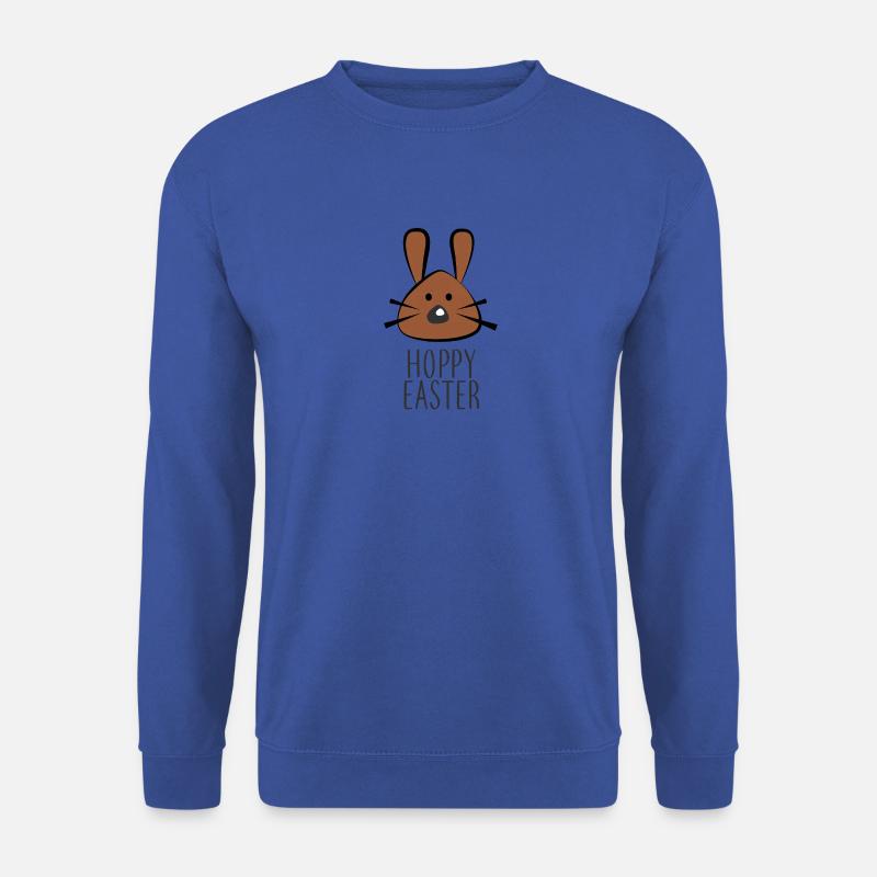 Hoppy Easter Cute Easter Bunny - Unisex Sweatshirt - royal blue