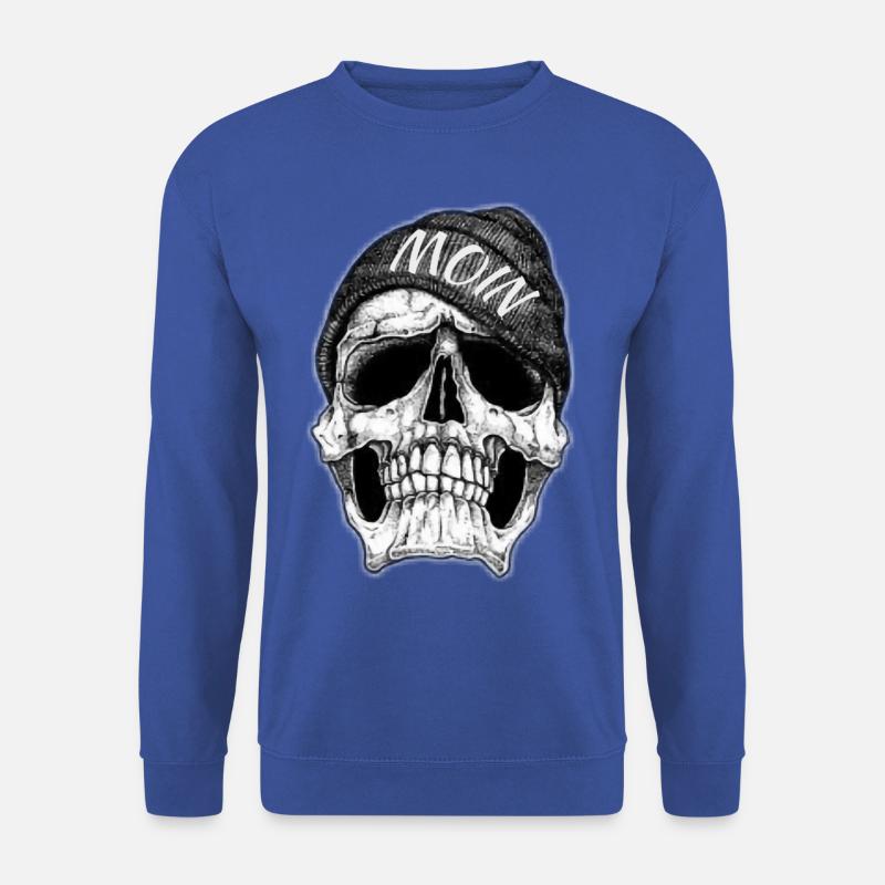 MOIN TOTENKOPF - Unisex Pullover - Royalblau