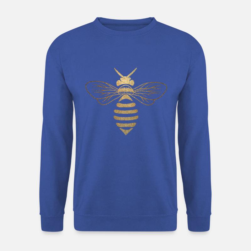 Rettet die Bienen I Save The Bees I Große Biene - Unisex Pullover - Royalblau
