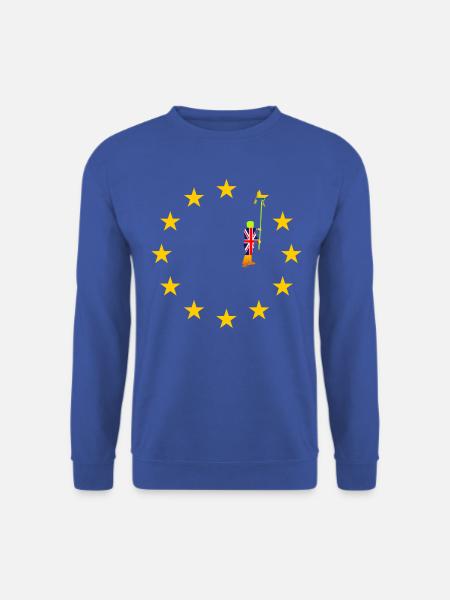 Brexit EU Union Flagge Sterne Europa Staaten Fahne - Unisex Pullover - Royalblau