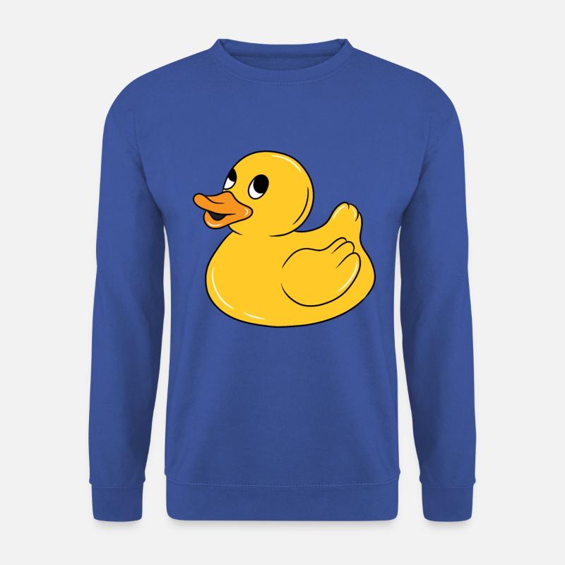 Gummiente Quietscheentchen Badeente Ente Lustige - Unisex Pullover - Royalblau