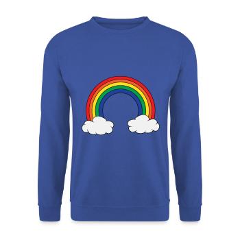 LGBT Pride Rainbow LGB Pride Lesbienne gay - Sweat-shirt Unisexe - bleu royal - Devant - Alina (178cm) & Michal (187cm)