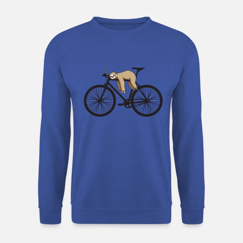 Lazy BICYCLE - Unisex Pullover - Royalblau