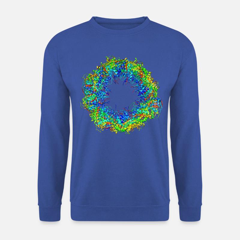 Structural biology chaperonin molecule - Unisex Sweatshirt - royal blue