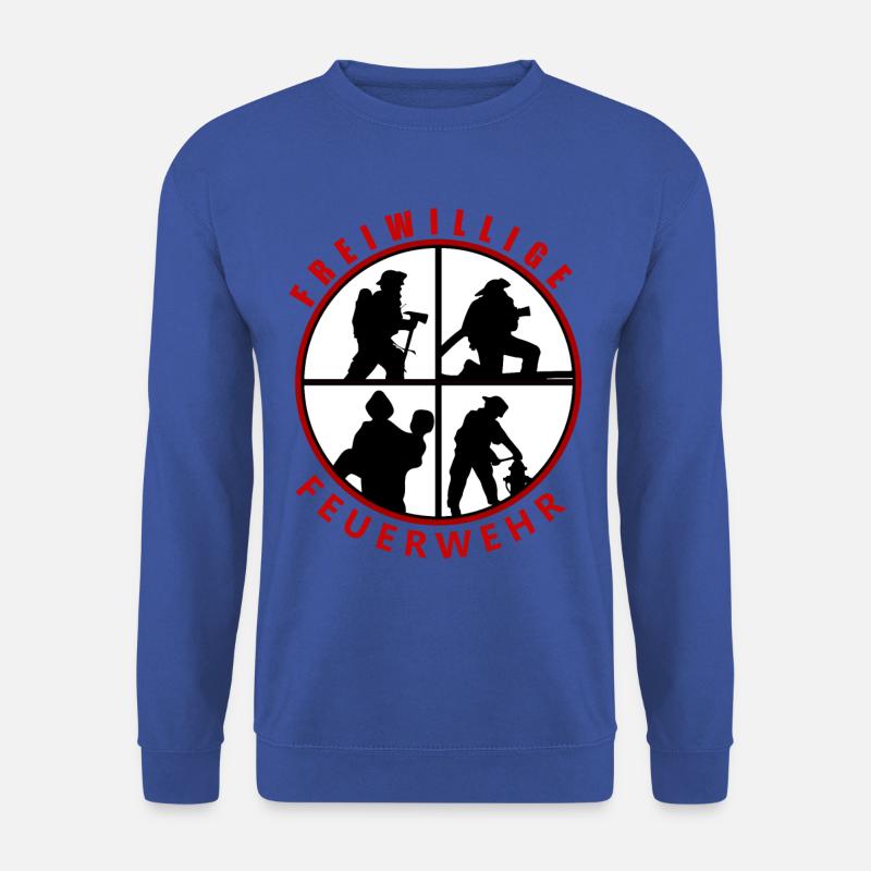 FFW Freiwillige Feuerwehr bergen löschen retten - Unisex Pullover - Royalblau