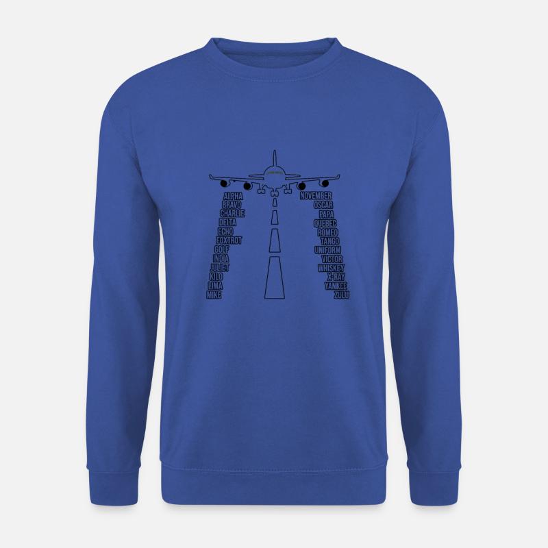 Airplane speaks - Unisex Pullover - Royalblau