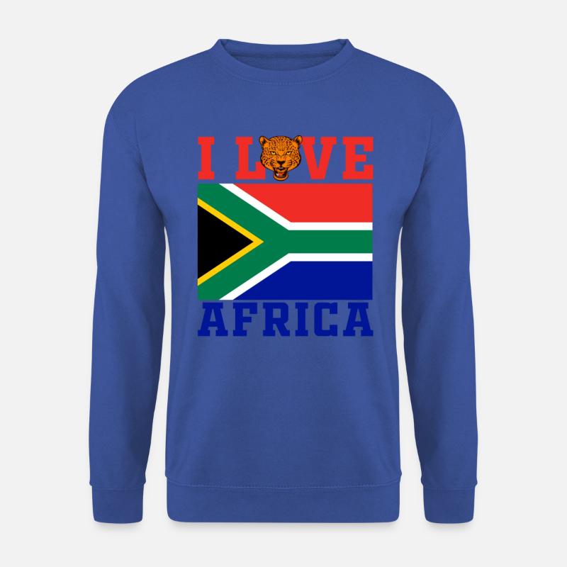 I love Africa jaguar - Unisex Pullover - Royalblau