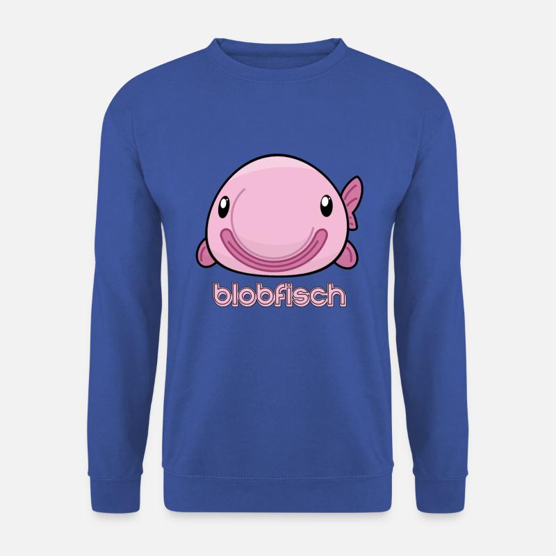 Süßer Blobfisch - Unisex Pullover - Royalblau