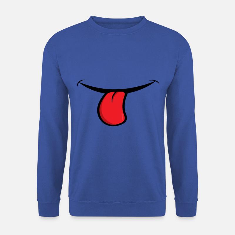Face laugh teeth grimace grimace - Unisex Sweatshirt - royal blue