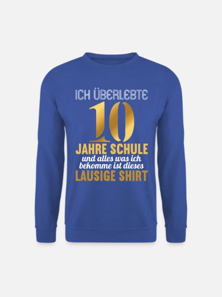 Realschule bestanden Realschulabschluss 2022 - Unisex Pullover - Royalblau