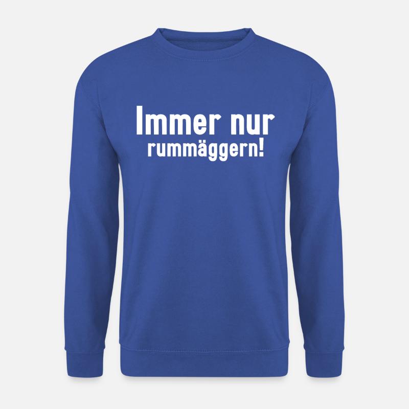 Sächsischer Dialekt Sachsen Sächsische Sprüche - Unisex Pullover - Royalblau