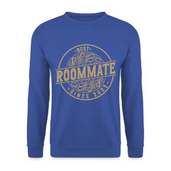 Best roommate since 2022 love your roomates - Unisex Sweatshirt - royal blue - Front - Alina (178cm) & Michal (187cm)