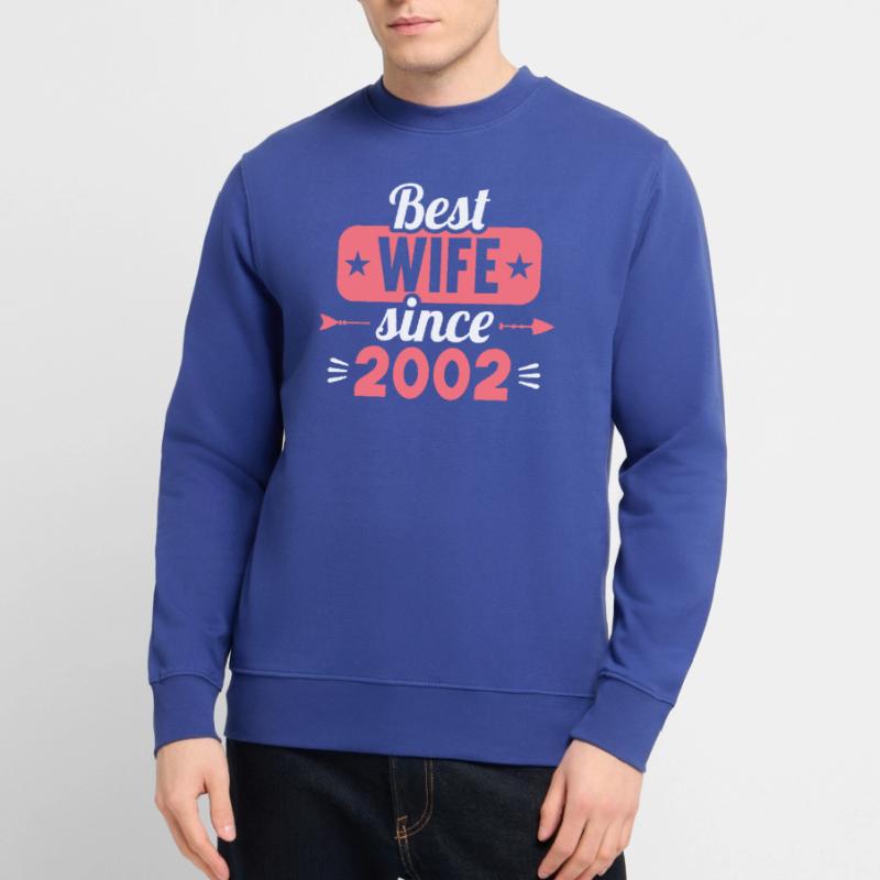 Beste Ehefrau Bester Ehemann seit 2002 Unisex Pullover