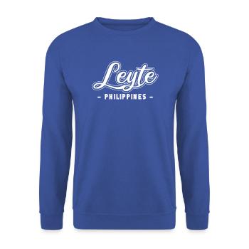Vintage Holiday Trip Leyte Philippines Asia - Unisex Sweatshirt - royal blue - Front - Alina (178cm) & Michal (187cm)