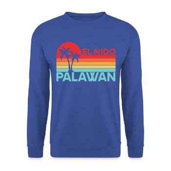 Voyage de vacances El Nido Palawan Philippines Asie - Sweat-shirt Unisexe - bleu royal - Devant - Alina (178cm) & Michal (187cm)