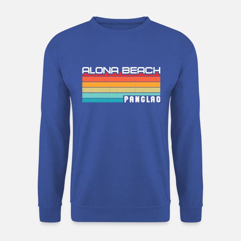 Urlaub Reise Alona Beach Panglao Philippinen Asien - Unisex Pullover - Royalblau