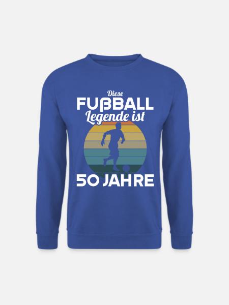 Diese Fußball Legende ist 50 Jahre 50 Geburtstag - Unisex Pullover - Royalblau
