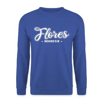 Vintage Holiday Trip Flores Indonesia Asia - Unisex Sweatshirt - royal blue - Front - Alina (178cm) & Michal (187cm)