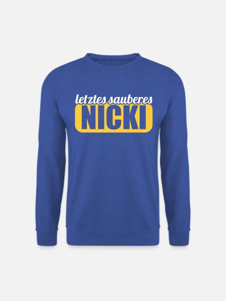 DDR Osten Ossi Letztes sauberes Nicki - Unisex Pullover - Royalblau