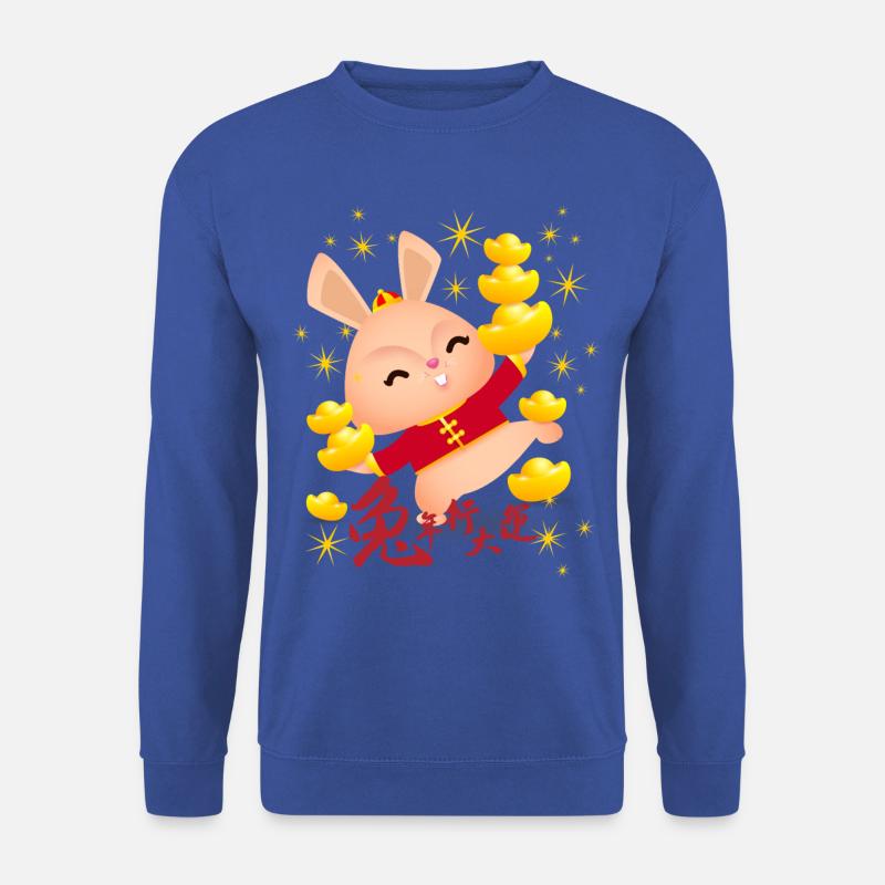 PROSPERITY RABBIT - Unisex Sweatshirt - royal blue