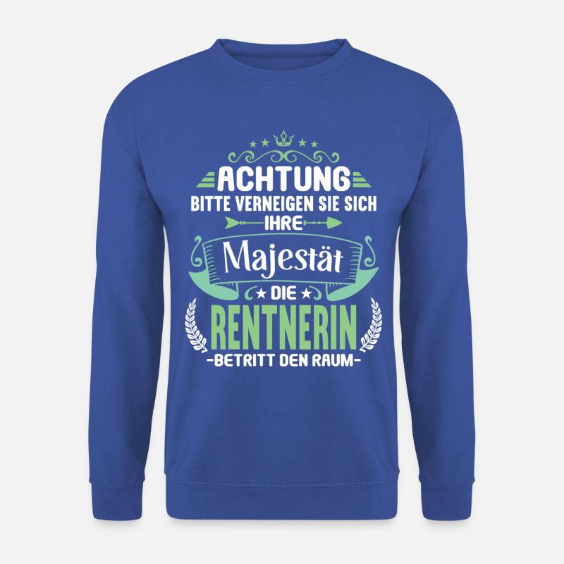 Rente 2023 Ruhestand Abschied Rentnerin 2023 - Unisex Pullover - Royalblau