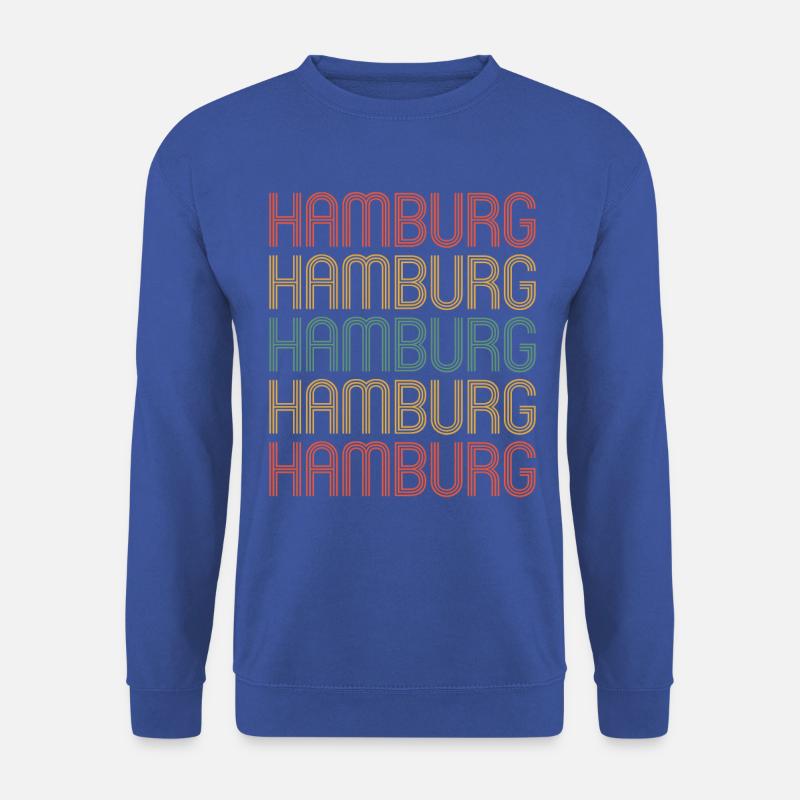 Hamburgerin Hamburger Hamburg - Unisex Pullover - Royalblau