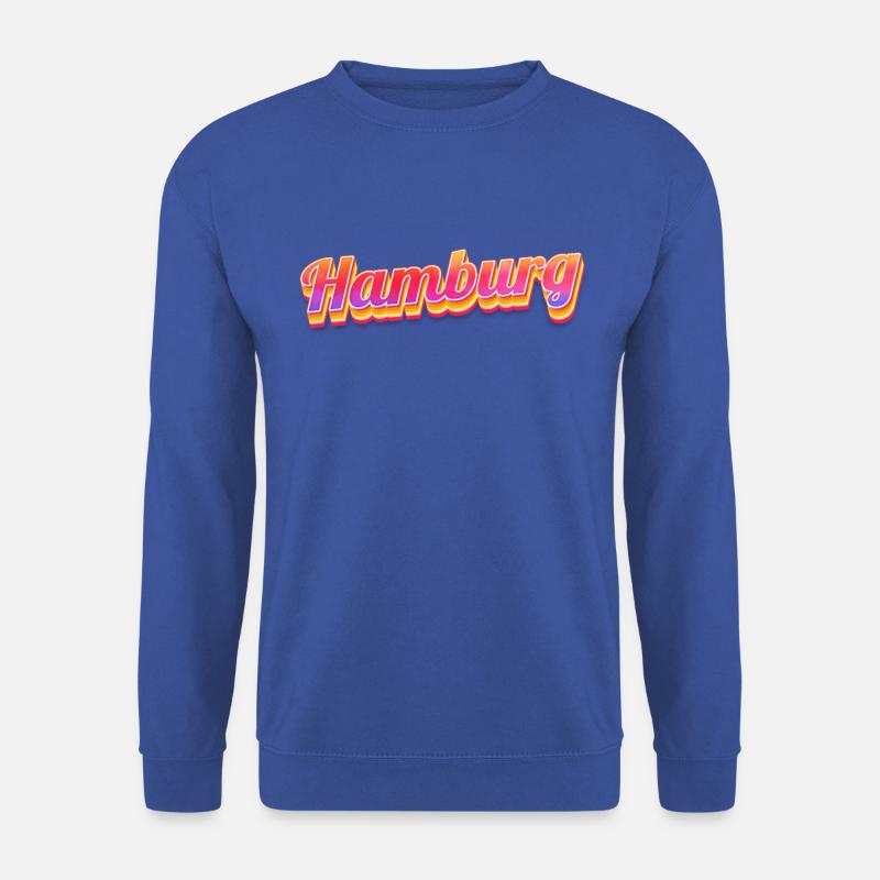 Hamburgerin Hamburger Hamburg - Unisex Pullover - Royalblau