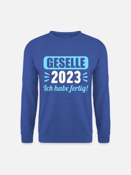 Geselle Gesellenprüfung bestanden Gesellen - Unisex Pullover - Royalblau