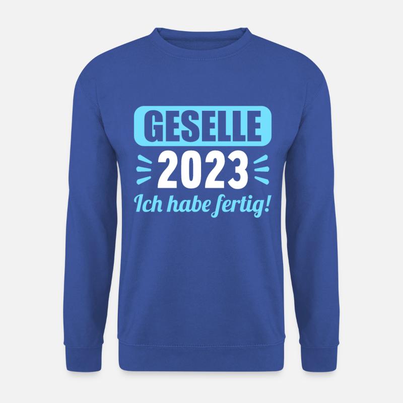 Geselle Gesellenprüfung bestanden Gesellen - Unisex Pullover - Royalblau