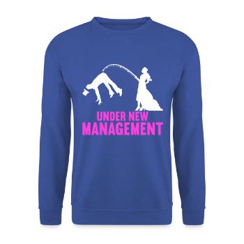 Bachelor party rumbling bachelor party - Unisex Sweatshirt - royal blue - Front - Alina (178cm) & Michal (187cm)