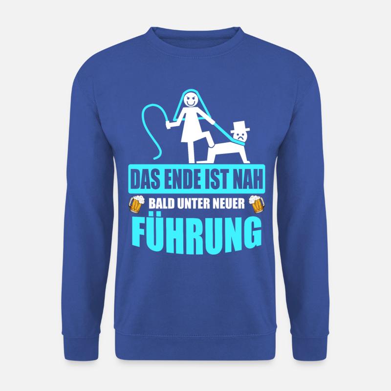 Junggesellenabschied Poltern Polterabend JGA - Unisex Pullover - Royalblau