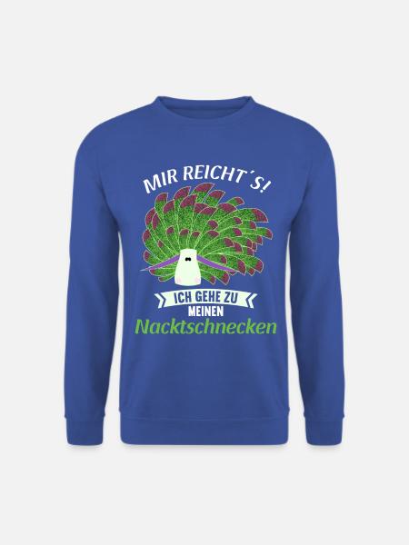 Nudibranch Nacktkiemer Nacktschnecken - Unisex Pullover - Royalblau