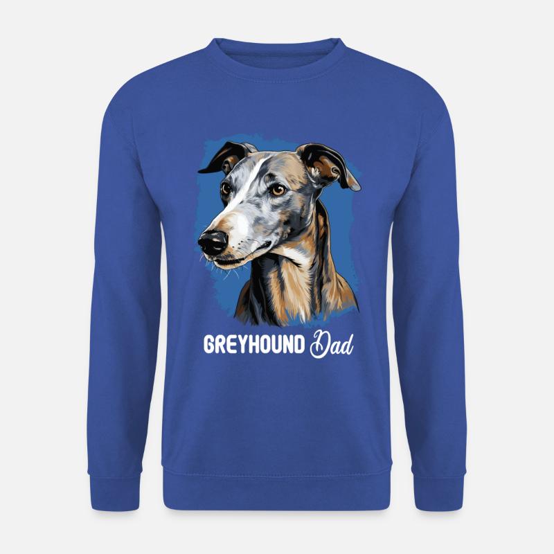 Hund Greyhound - Unisex Pullover - Royalblau