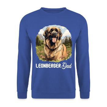 Leonberger - Unisex Pullover - Royalblau - Vorne - Alina (178cm) & Michal (187cm)