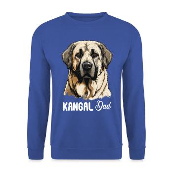 Kangal - Unisex Pullover - Royalblau - Vorne - Alina (178cm) & Michal (187cm)