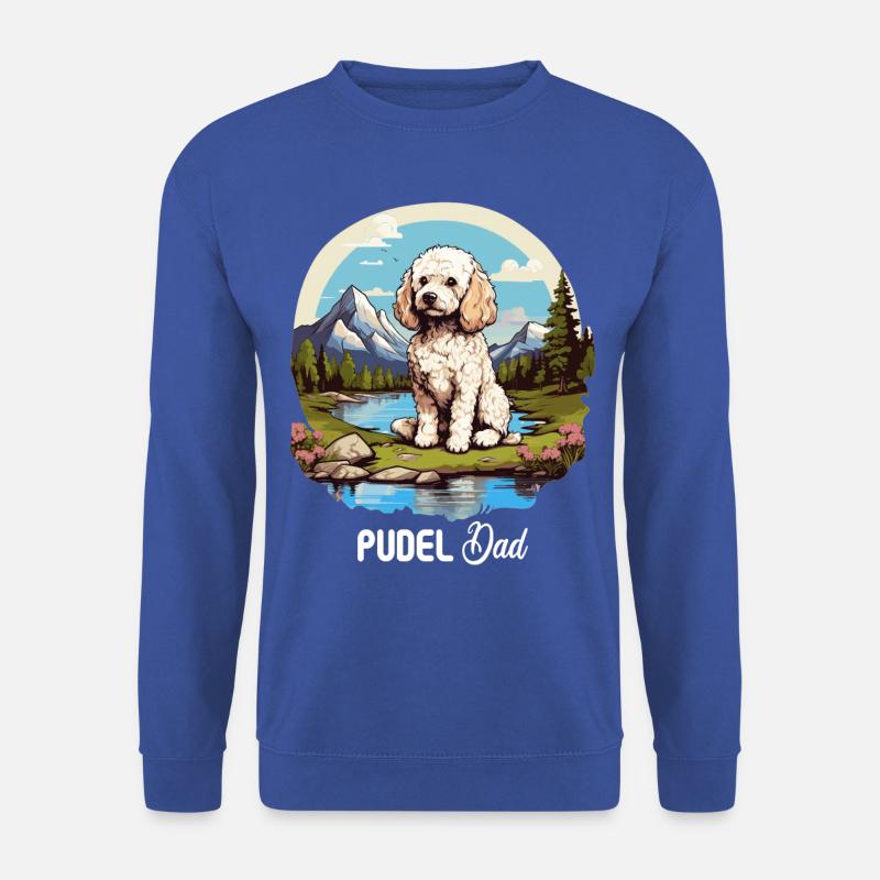 Pudel - Unisex Pullover - Royalblau