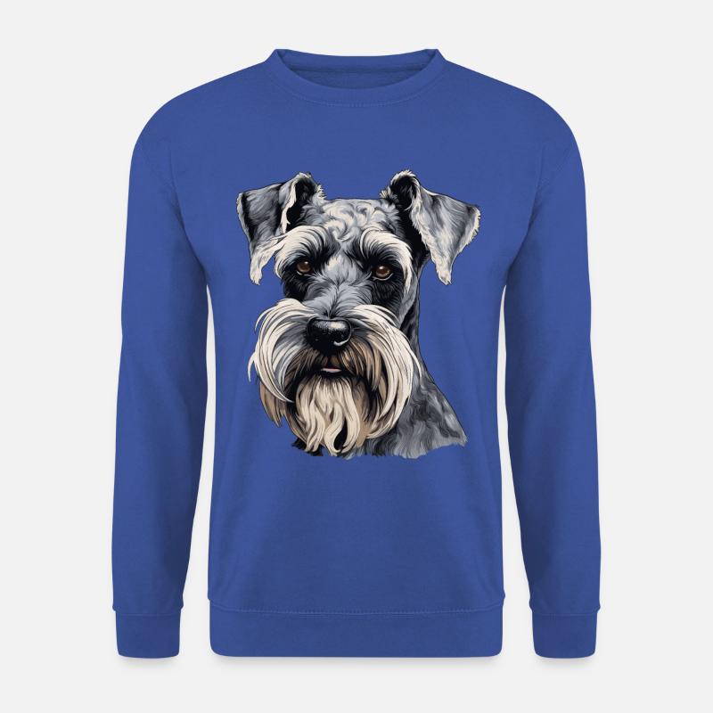 Riesenschnauzer - Unisex Pullover - Royalblau