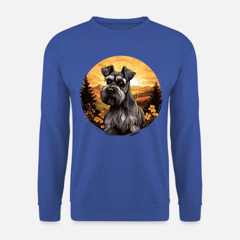 Schnauzer géant - Sweat-shirt Unisexe - bleu royal