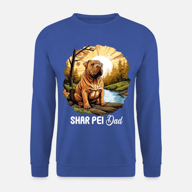 Shar Pei - Unisex Pullover - Royalblau