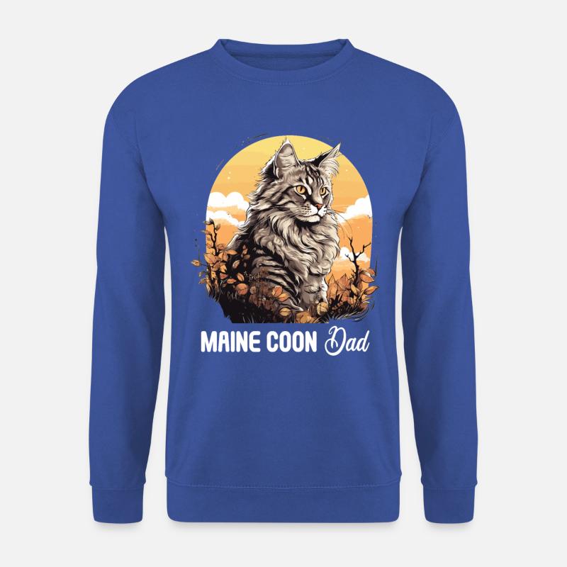 Maine Coon - Unisex Pullover - Royalblau