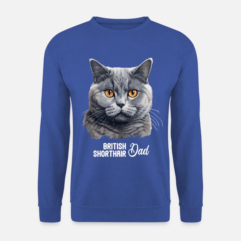 British Shorthair - Unisex Pullover - Royalblau