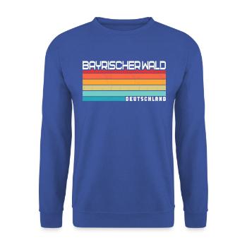 Bavarian Forest - Unisex Sweatshirt - royal blue - Front - Alina (178cm) & Michal (187cm)