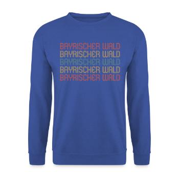 Bavarian Forest - Unisex Sweatshirt - royal blue - Front - Alina (178cm) & Michal (187cm)