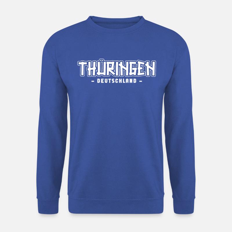 Thuringe Thuringe Thuringe Thuringe - Sweat-shirt Unisexe - bleu royal
